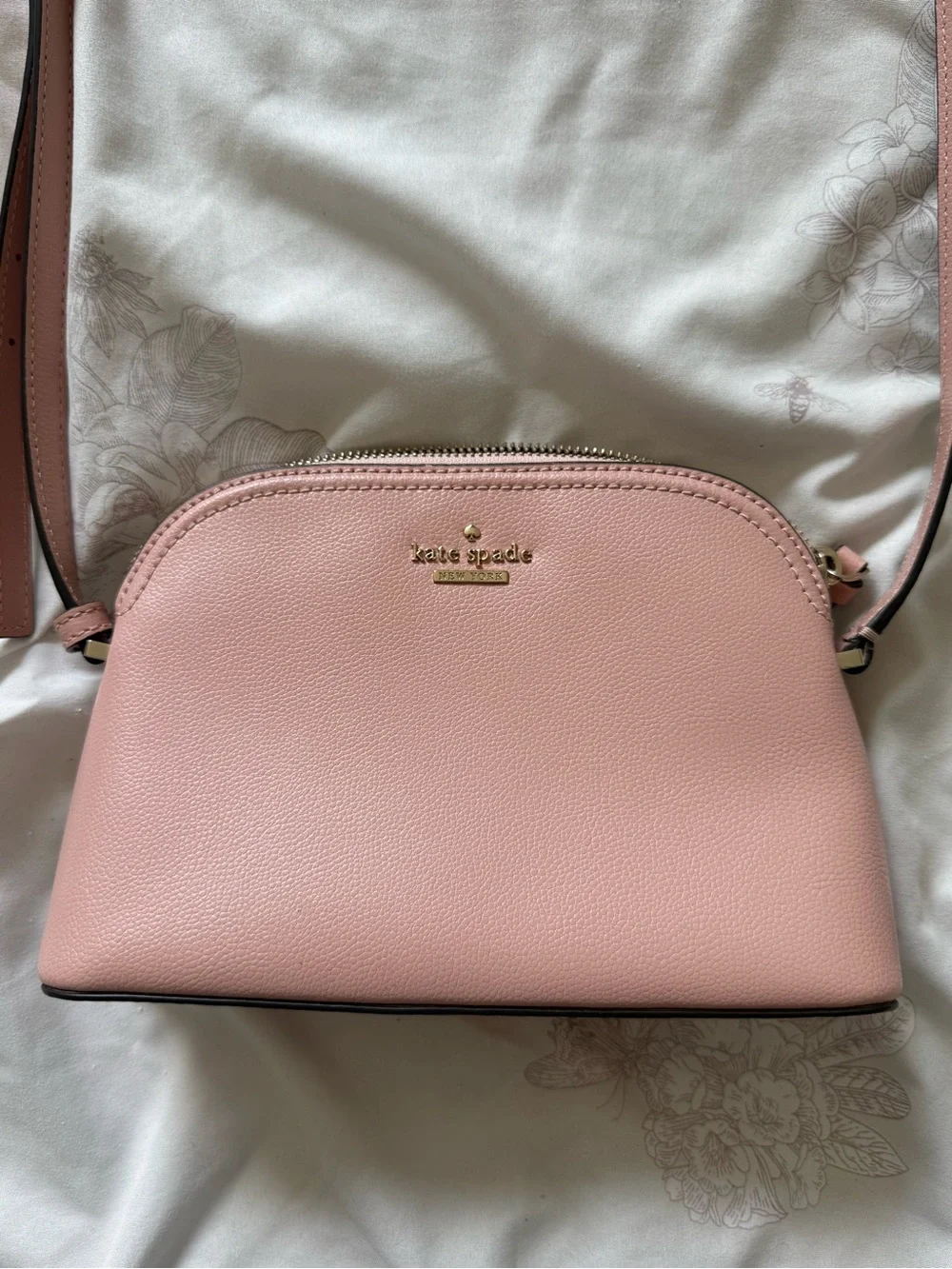 Kate Spade New York | Cameron Street Hilli Crossbody in Warm Vellum pink leather